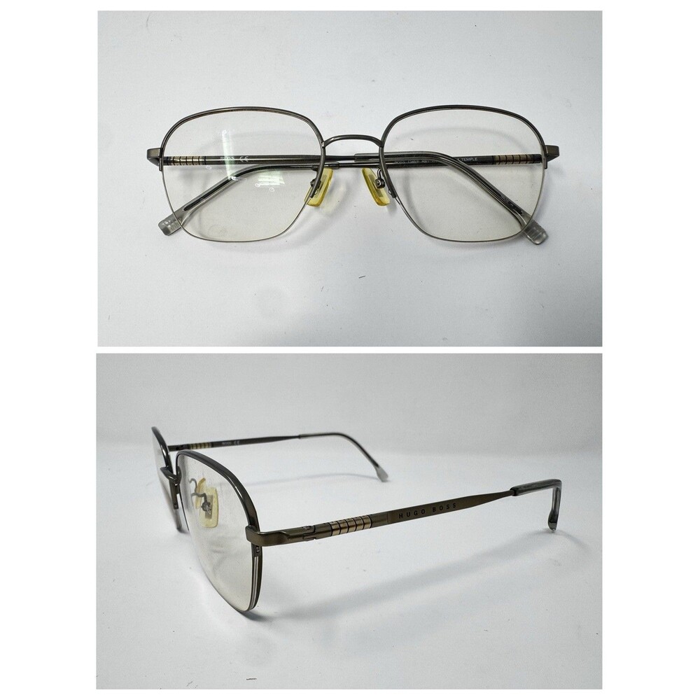 Boss 1346/F R81 Titanium Gunmetal Eyeglass Frames 54-19-145 Authentic